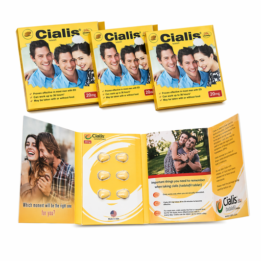 Cialis 20mg Tablets (Tadalafil) – Pack