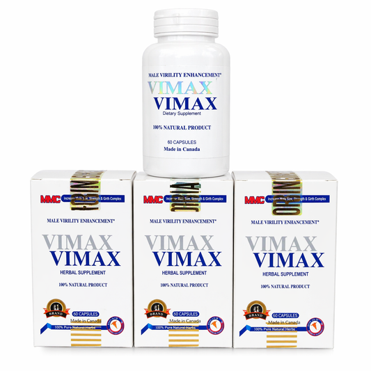 Vimax Herbal Supplement – Male Vitality Enhancement (60 Capsules)